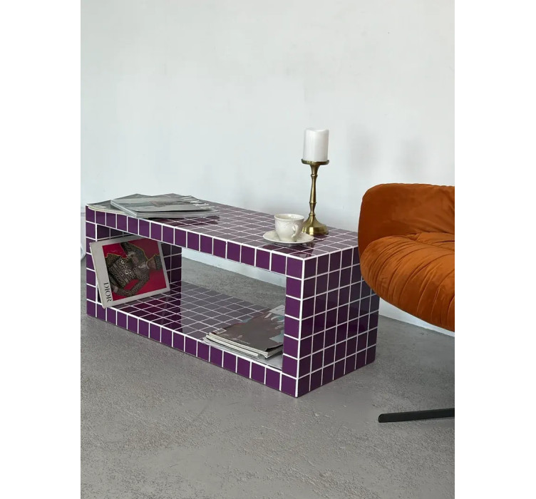 Столик для телевізора Cube Flat TV Table 95/40 см. Tile 5 cм2